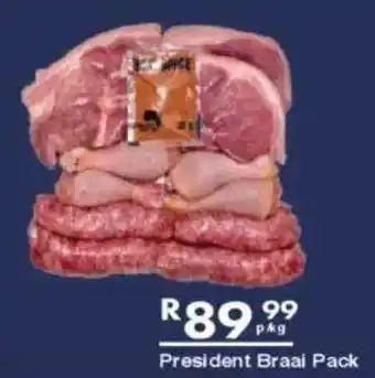 President Hyper President Braai Pack offer