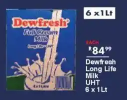 President Hyper Dewfresh Long Life Milk UHT offer