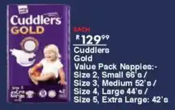 President Hyper Cuddlers Gold Value Pack Nappies offer