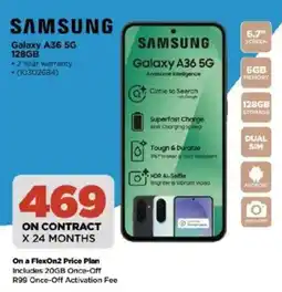 HiFi Corp Samsung Galaxy A36 5G 128GB offer