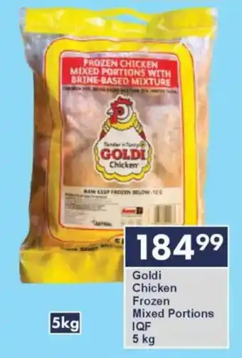 President Hyper Goldi Chicken Frozen Mixed Portions IQF offer