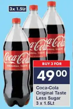 President Hyper Coca-Cola Original Taste Less Sugar offer