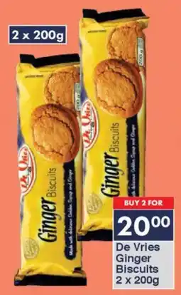 President Hyper De Vries Ginger Biscuits offer