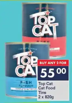 President Hyper Top Cat Cat Food Tins offer