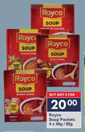 President Hyper Royco Soup Packets offer