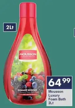 President Hyper Mousson Luxury Foam Bath offer