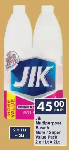 President Hyper Jik Multipurpose Bleach More/ Super Value Pack offer