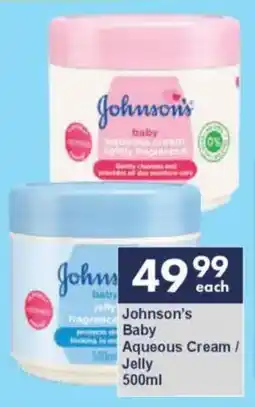 President Hyper Johnson's Baby Aqueous Cream/ Jelly offer