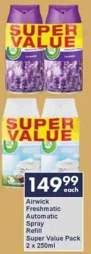 President Hyper Airwick Freshmatic Automatic Spray Refill Super Value Pack offer