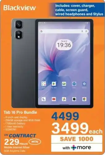 Incredible Connection Blackview Tab 16 Pro Bundle offer
