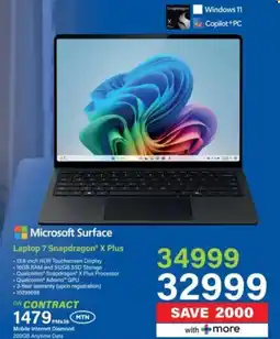 Incredible Connection Microsoft Surface Laptop 7 Snapdragon X Plus offer