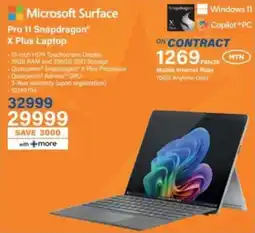 Incredible Connection Microsoft Surface Pro 11 Snapdragon X Plus Laptop offer