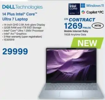 Incredible Connection DELL 14 Plus Intel Core Ultra 7 Laptop offer