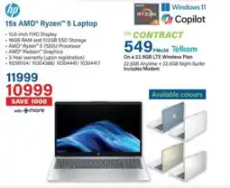 Incredible Connection HP 15s AMD Ryzen 5 Laptop offer