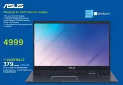 Incredible Connection ASUS Vivobook Go Intel Celeron Laptop offer