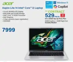 Incredible Connection Acer Aspire Lite 14 Intel Core i3 Laptop offer