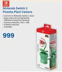 Incredible Connection Nintendo Switch 2 Piranha Plant Camera offer