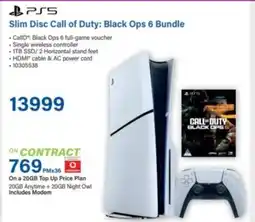 Incredible Connection PS5 Slim Disc Call of Duty Black Ops 6 Bundle offer