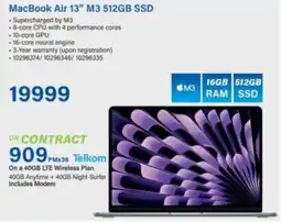 Incredible Connection MacBook Air 13" M3 512GB SSD offer