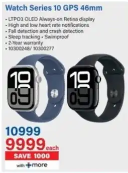 Incredible Connection Watch Series 10 GPS 46mm offer