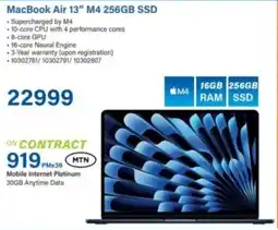 Incredible Connection MacBook Air 13" M4 256GB SSD offer