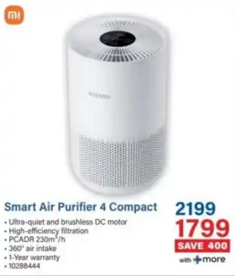 Incredible Connection Xiaomi Smart Air Purifier 4 Compact offer
