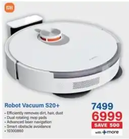 Incredible Connection Xiaomi Robot Vacuum S20+ offer