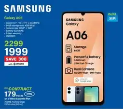 Incredible Connection Samsung Galaxy A06 offer