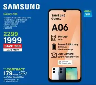 Incredible Connection Samsung Galaxy A06 offer