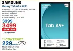 Incredible Connection Samsung Galaxy Tab A9+ WiFi offer