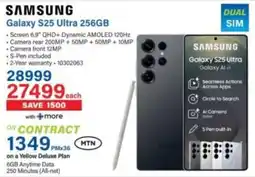 Incredible Connection Samsung Galaxy S25 Ultra 256GB offer