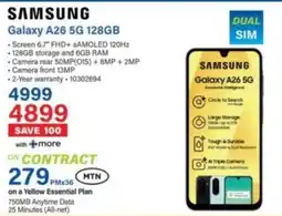 Incredible Connection Samsung Galaxy A26 5G 128GB offer