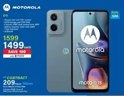 Incredible Connection Motorola E15 offer