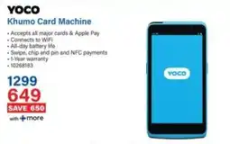 Incredible Connection Yoco Khumo Card Machine offer