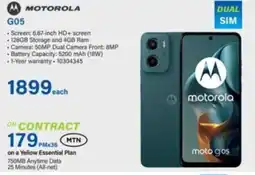 Incredible Connection Motorola G05 offer
