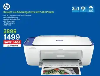 Incredible Connection HP Deskjet Ink Advantage Ultra 4927 AIO Printer offer