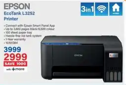 Incredible Connection EPSON EcoTank L3252 Printer offer