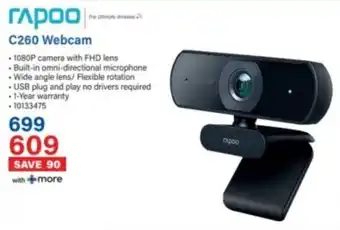 Incredible Connection Rapoo C260 Webcam offer