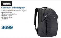 Incredible Connection THULE Construct 24l Backpack offer