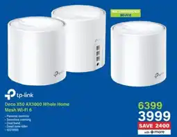 Incredible Connection Tp-link Deco X50 AX3000 Whole Home Mesh Wi-Fi 6 offer