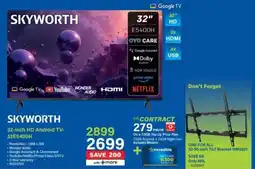 Incredible Connection Skyworth 32-inch HD Android TV offer