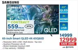 Incredible Connection Samsung 65-inch Smart QLED 4K-65Q60D offer