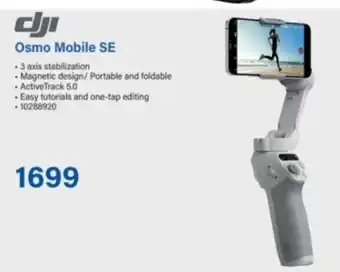 Incredible Connection Dji Osmo Mobile SE offer