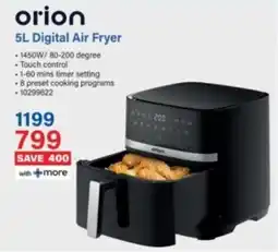 Incredible Connection Orion Digital Air Fryer offer