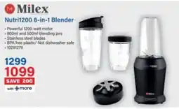 Incredible Connection Milex Nutri1200 8-in-1 Blender offer