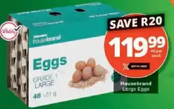Checkers Housebrand Large Eggs offer