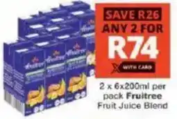 Checkers Fruitree Fruit Juice Blend offer
