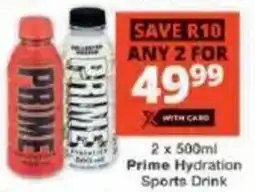 Checkers Prime Hydration Sports Drink offer