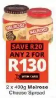 Checkers Melrose Cheese Spread offer
