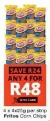 Checkers Fritos Corn Chips offer